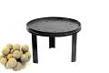 Tandoori Oven Baffle Plate 10" & 13" w/Legs & Clay stones for small tandoor